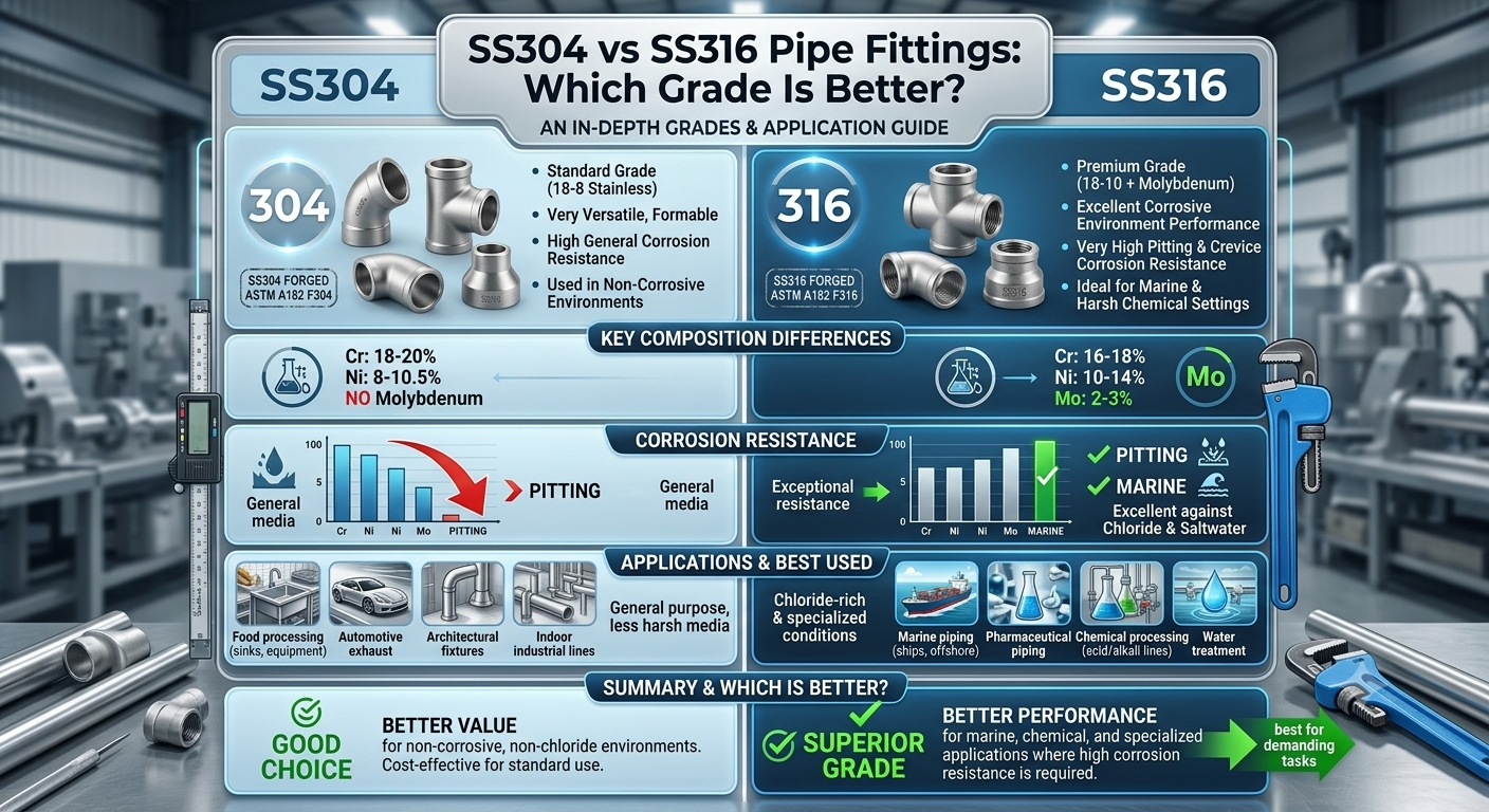 SS304 vs SS316